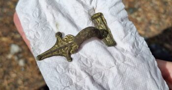 The rare Migration Period brooch, discovered in Finnish Lapland