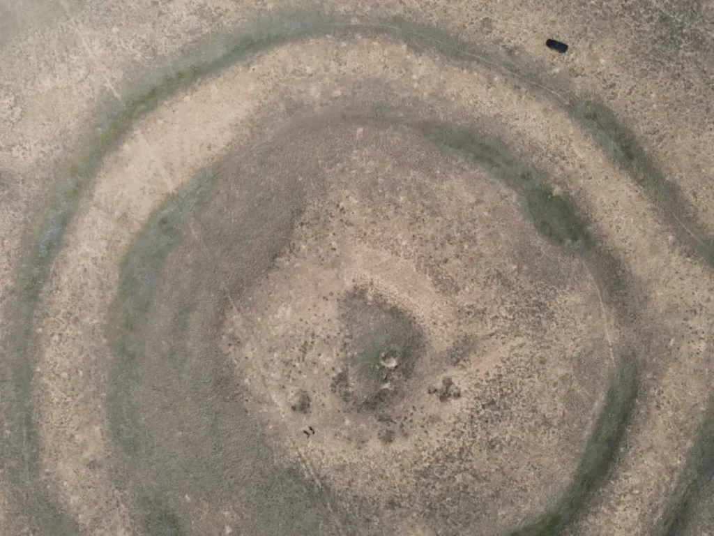 A unique archaeological site has been discovered in Kazakhstan's West Kazakhstan region, featuring approximately 150 burial mounds. Credit: West Kazakhstan Region Inspectorate for the Protection of Monuments