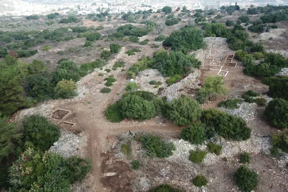 Excavation site in Samaria. Credit: Aharon Lipkin