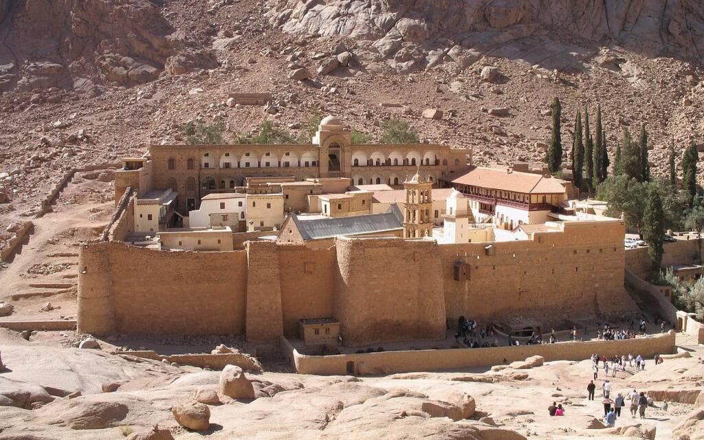 Monastery of St. Catherine, Egypt. Credit: Public domain