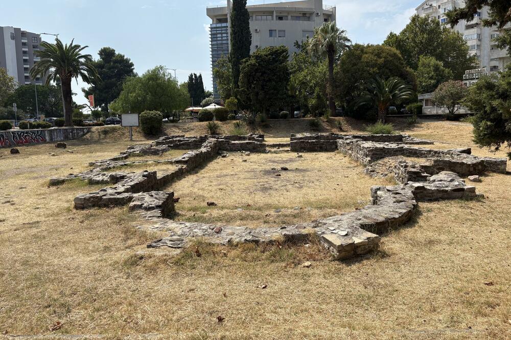 Remains of the 6th-century Triconch Church in Topolica, officially protected as a cultural monument. Credit: Marija Pešić - Vijesti