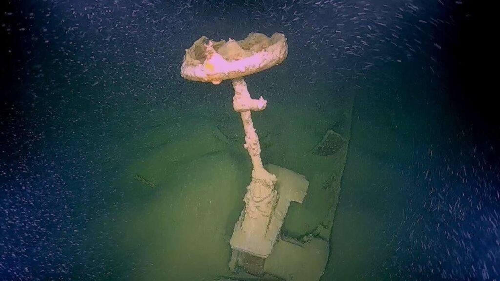 Among the finds was a shipwreck that could be the SD Friedrichshafen II. Credit: Marcel Edel/LAD at RPS/ISF of LUBW/picture alliance/dpa