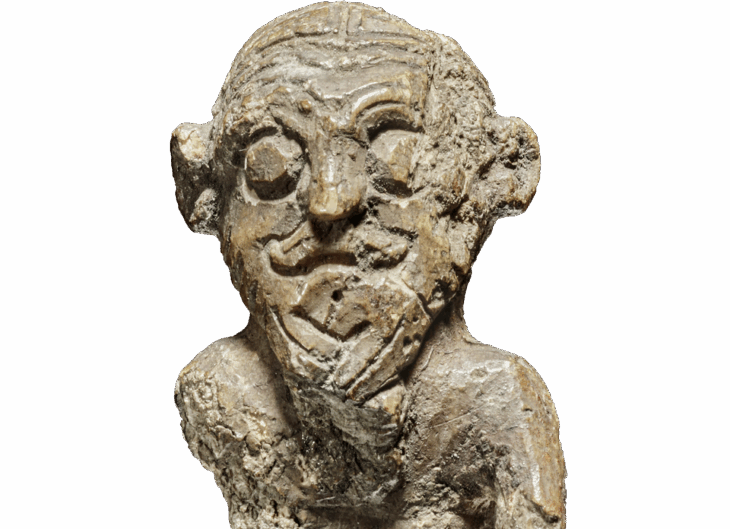A unique gaming piece from the Viking Age reveals a hairstyle. Cover Image Credit: Roberto Fortuna, the National Museum of Denmark.