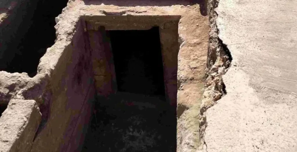 Hellenistic chamber tomb discovered during sewer works in Manduria, Italy. Credit: Ministry of Culture – Soprintendenza Archeologia Belle Arti e Paesaggio for the Provinces of Brindisi, Lecce, and Taranto.