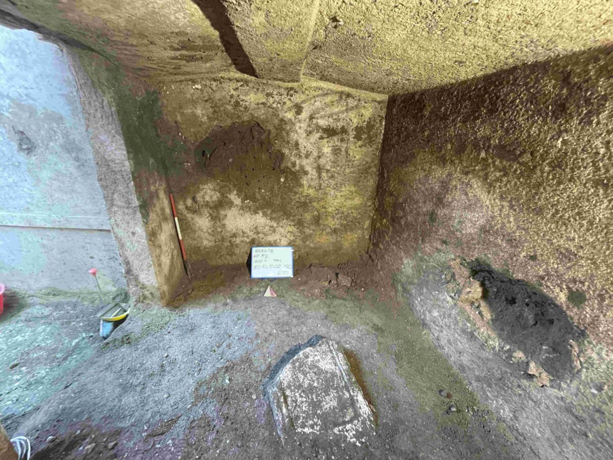 The Hellenistic-period chamber tomb discovered in Manduria. Credit: Ministry of Culture - Soprintendenza Archeologia Belle Arti e Paesaggio for the Provinces of Brindisi, Lecce, and Taranto