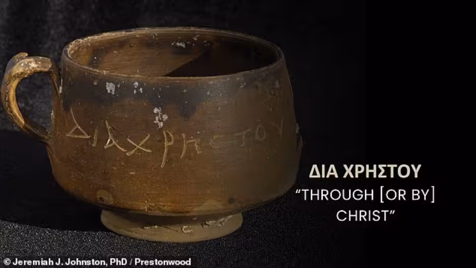 Franck Goddio, the French marine archaeologist who led the team, suggested the bowl may have been used by a fortuneteller seeking greater power by invoking Christ’s name.