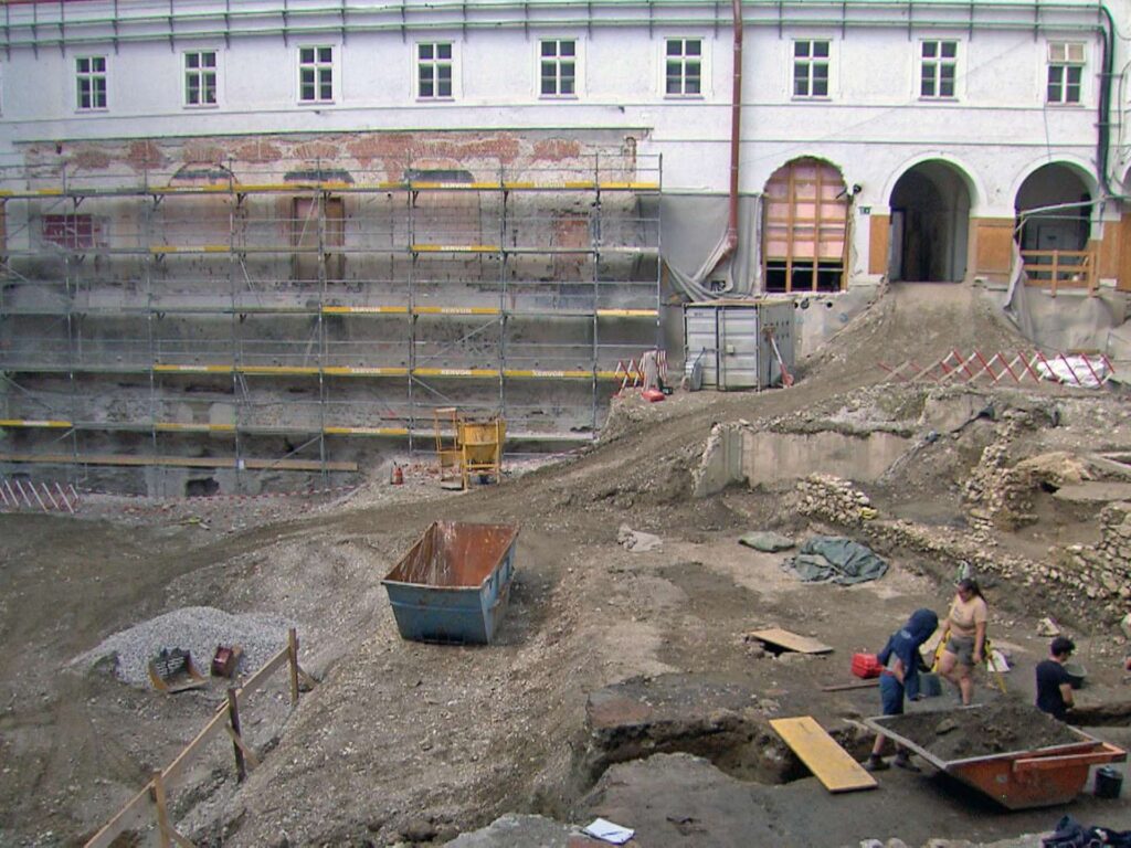 The bronze object was discovered last year during excavations in the second courtyard of the Neue Residenz. Credit: ORF