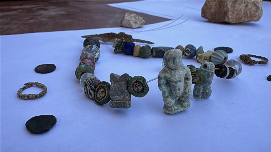 A First in Anatolia: Rare Egyptian God Statue Unearthed in Commagene’s ‘Stairway to Eternity’ Tomb. Credit: Ali Gazel