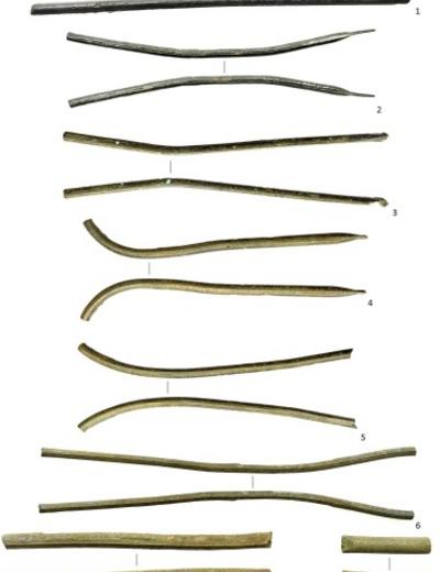 The rod ingots from the Iława Lakeland area in northeastern Poland. Credit: Sabatini et al., 2025, Journal of Archaeological Science: Reports