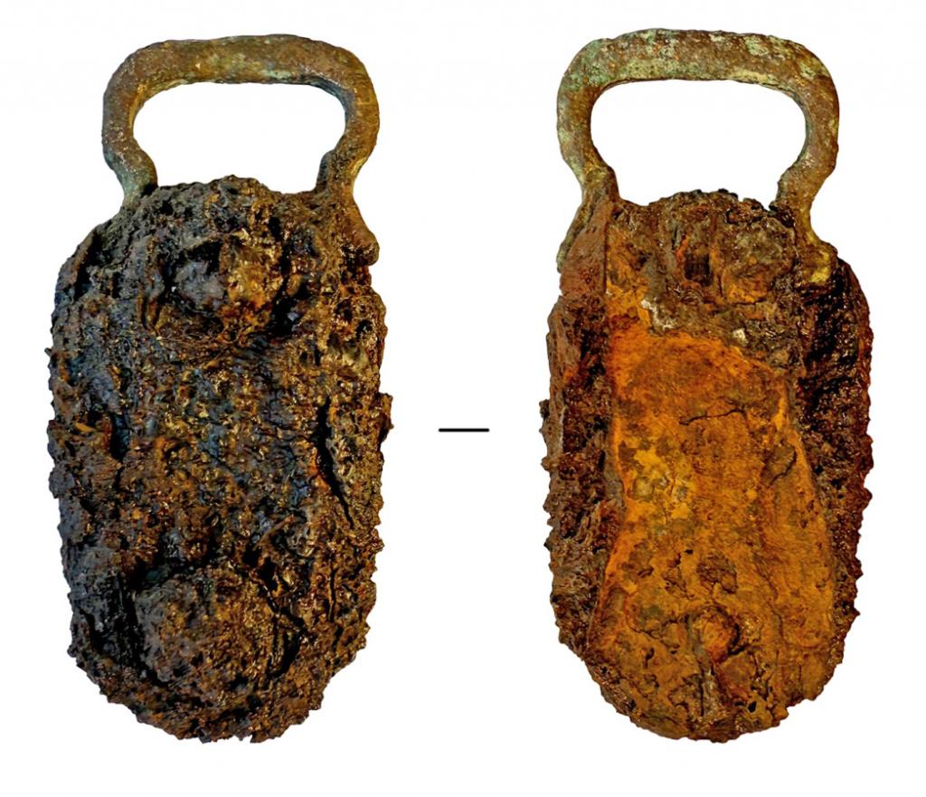 Bronze buckle. Credit: Press Service of Altai State University