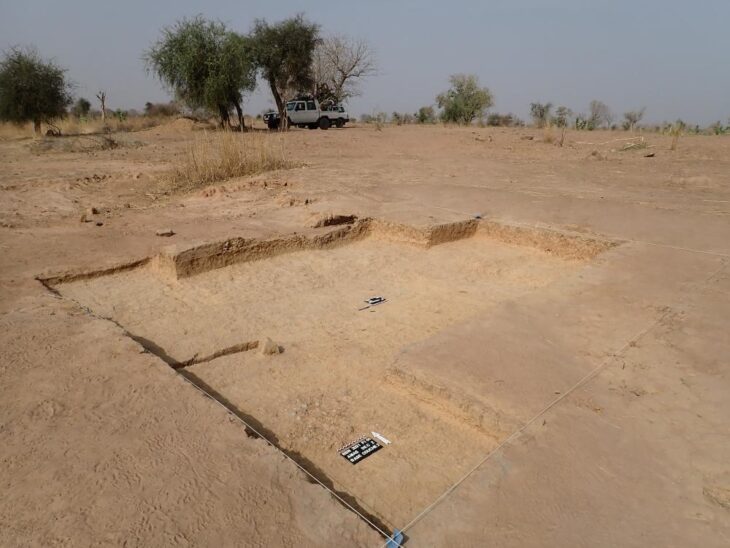 The Ravin Blanc X archaeological site (25 m²), discovered in 2017 in the Falémé Valley in eastern Senegal, is one of the few sites in West Africa dating to the early Holocene. Credit: © UNIGE-ARCAN