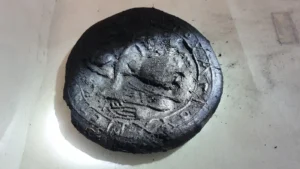 1300-Year-Old Communion Bread with ‘Farmer Christ’ Image Discovered in Ancient Eirenopolis