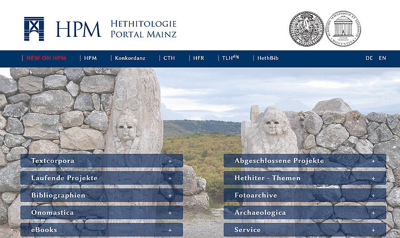 Hethitologie Portal Mainz (Screenshot)