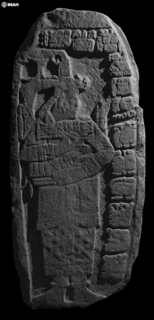 Maya Stela 26. Credit: Octavio Esparza