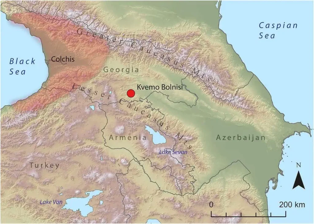 Kvemo Bolnisi, located in southern Georgia, where Bronze Age copper smelters experimented with hematite fluxing — a practice now seen as a key step toward the dawn of the Iron Age. Credit: N.L. Erb-Satullo