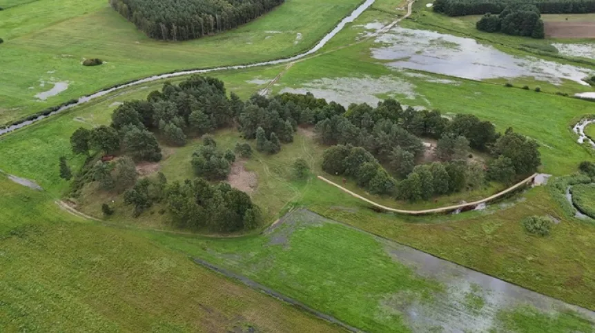 Łysa Góra archaeological site, Mazowsze region. Credit: Dr. Bartłomiej Kaczyński