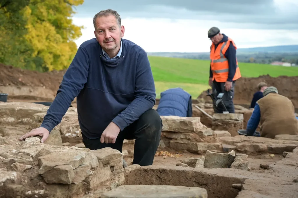 Project leader Felix Biermann: "Apparently, unbaptized children were buried here in the hope of Mary’s protection." Credit: Heiko Rebsch / dpa