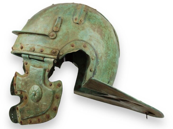 Roman legionary helmet on a private auction in the U.S. Credit: Treasure Trove Auctions