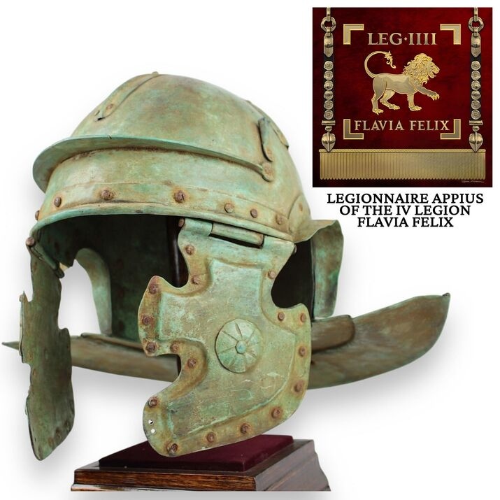 Roman legionary helmet on a private auction in the U.S. Credit: Treasure Trove Auctions