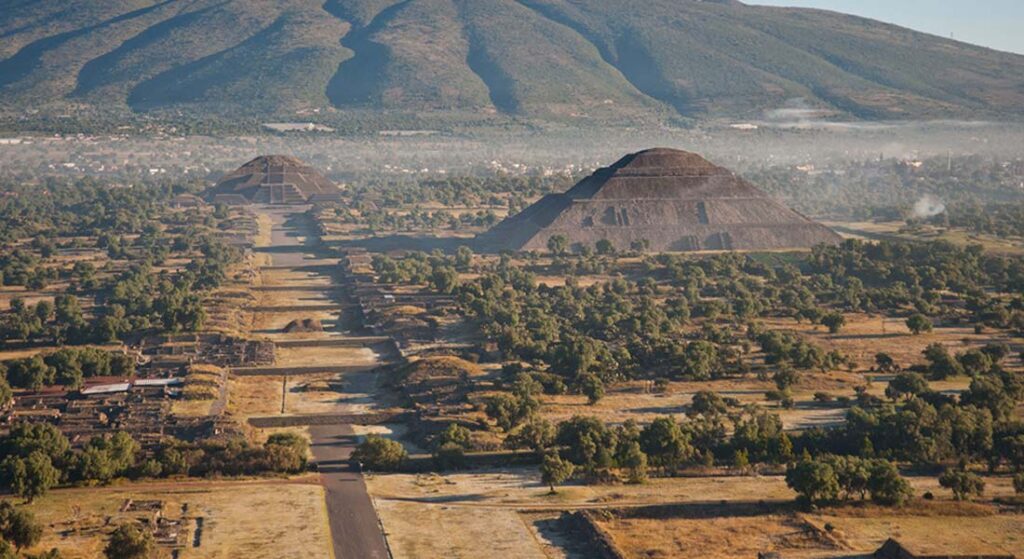 The Mesoamerican city of Teotihuacan in central Mexico. Photo: Christophe Helmke, University of Copenhagen
