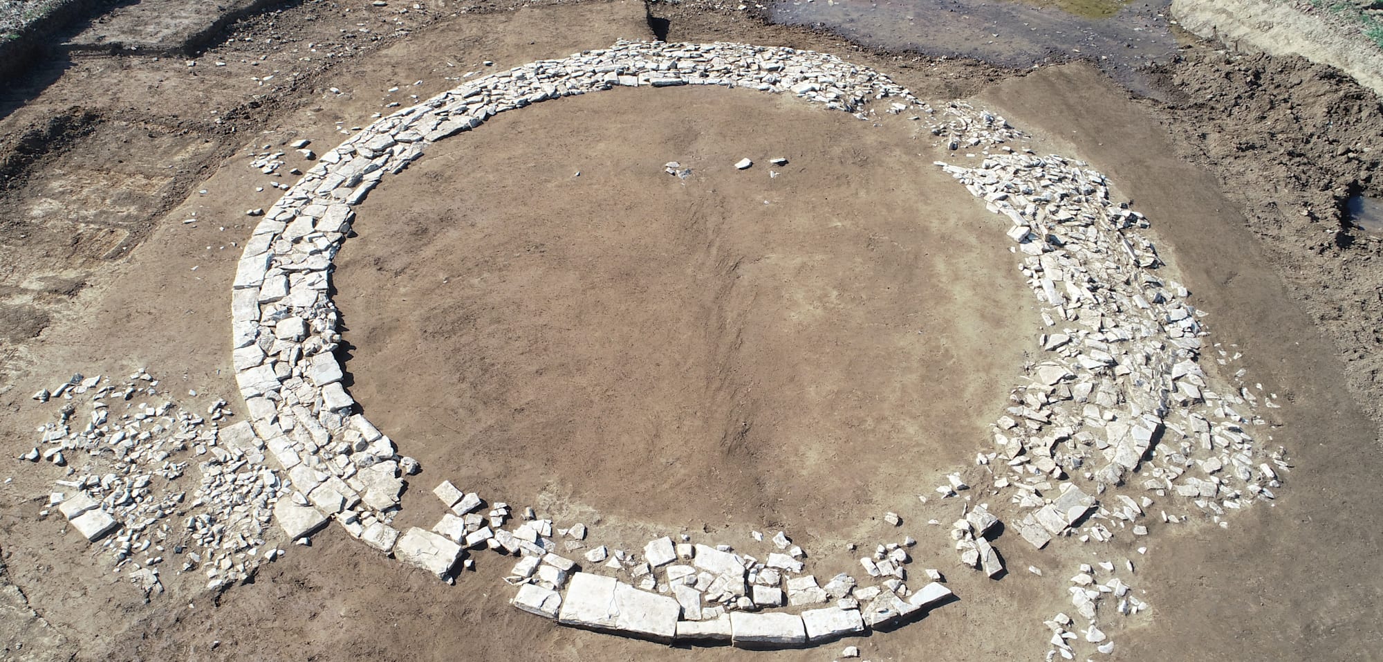 The stone circle of Wolkertshofen was discovered by chance.” Credit: Archäologiebüro Dr. Woidich GmbH