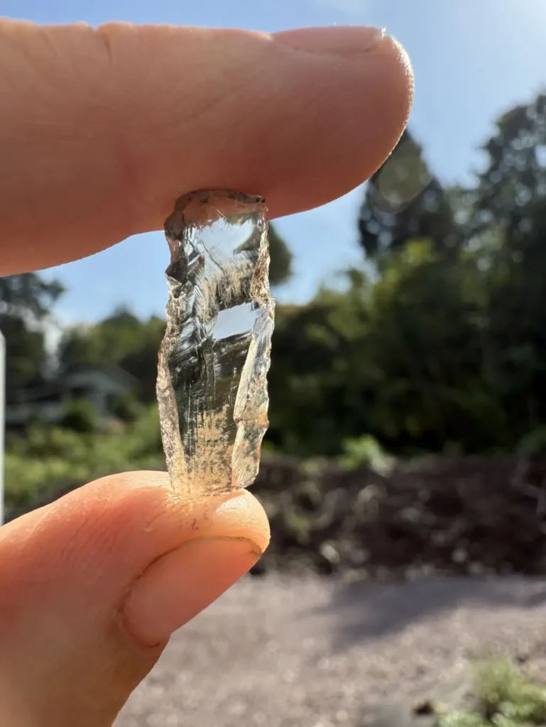 The tool made of rock crystal. Credit: Silje Hårstad / Museum of Cultural History