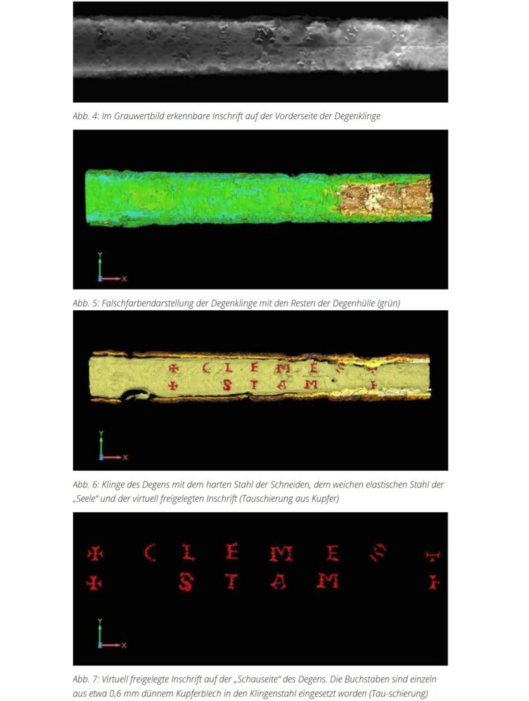 CT scan makes the inscription visible, exposing details hidden for centuries. Credit: INNOVENT e.V.