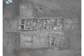 Aerial view of the Pyla-Vigla excavation site. Credit: Department of Antiquities of Cyprus