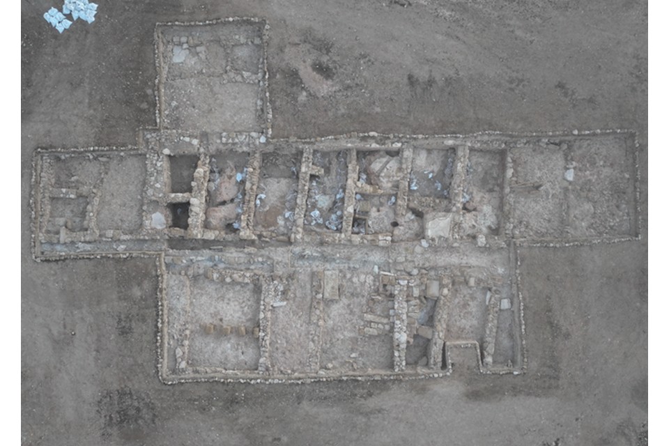 Aerial view of the Pyla-Vigla excavation site. Credit: Department of Antiquities of Cyprus