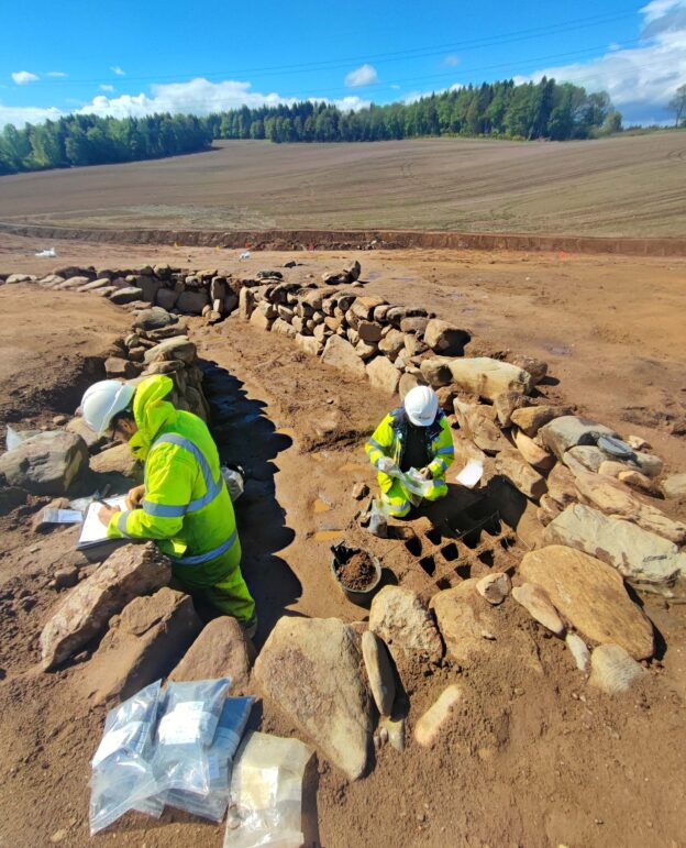 GUARD Archaeologists excavating the souterrain at Broxy Kennels Fort. Credit: GUARD Archaeology Ltd