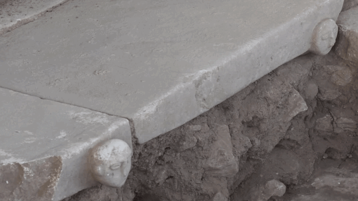 Human face reliefs from Sefertepe. Credit: Republic of Türkiye Ministry of Culture and Tourism.