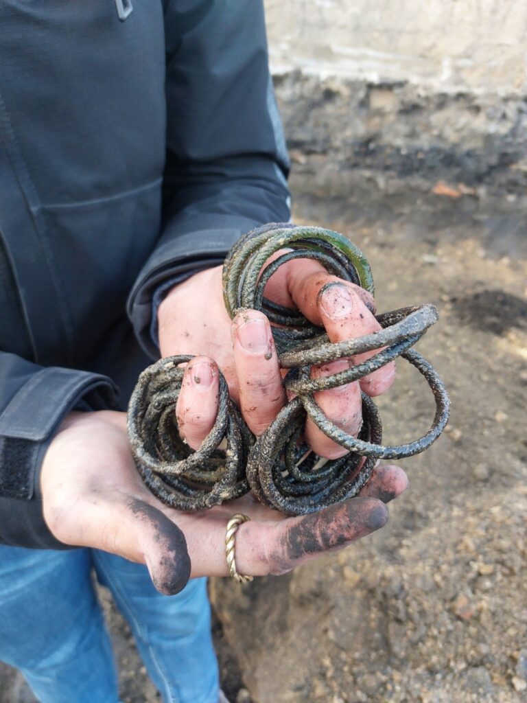 
While the site had already yielded a rich variety of cultural artifacts, this assemblage proved exceptional in both scale and preservation. Credit: Viktor Bayuk via Facebook 