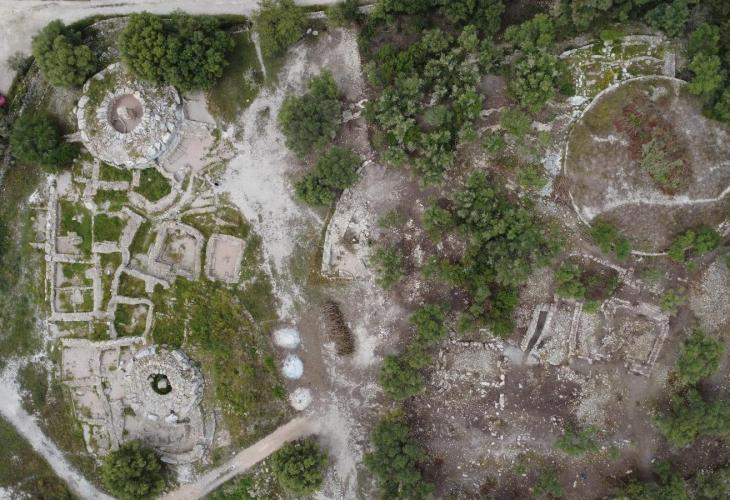 From an aerial perspective: the excavation site of Son Fornés. credit: ASOME-UAB
