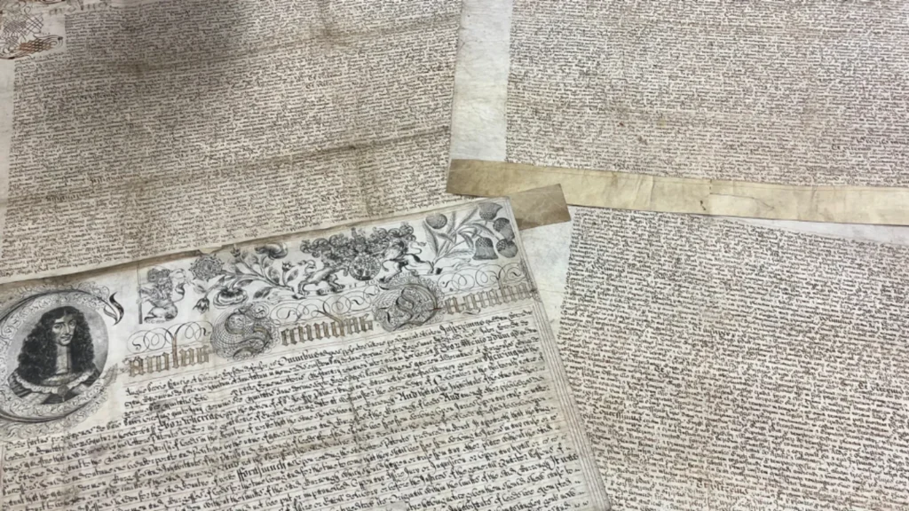 Both the 1626 and 1661 Royal Charters will be on display to mark Leeds 400. Credit: West Yorkshire Archive Service