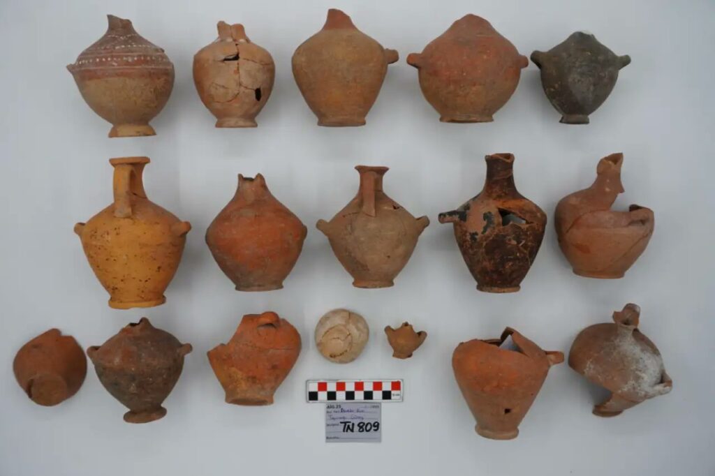 The examples discovered at Aigai were likely used in sacred offerings and purification ceremonies.