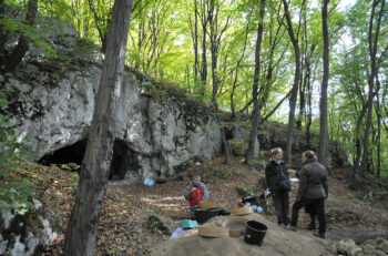 Evidence of cannibalism in a cave in southern Poland suggests the practice was widespread 18,000 years ago.Credit: Dariusz Bobak