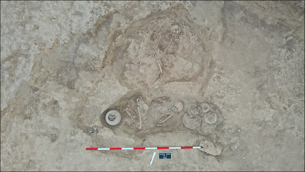 Human burials from trench 1 (figure by A. Vahdati). Credit: Vahdati A. A (2026), Antiquity