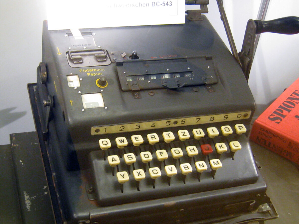 Schlüsselgerät 41 at the Fort Reuenthal Museum. Credit: Public Domain