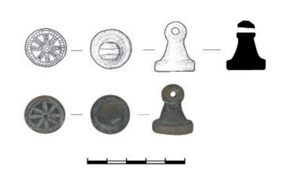 Drawing and Photograph of the Aşağıseyit Seal. Credit: Konakçı, E., 2026, Arkeoloji Dergisi