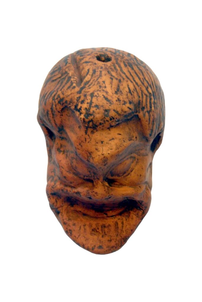 Terracotta head of a Greek theatrical mask from the 4th–3rd century BC. Credit: Dubrovački muzeji / Dubrovnik Museums