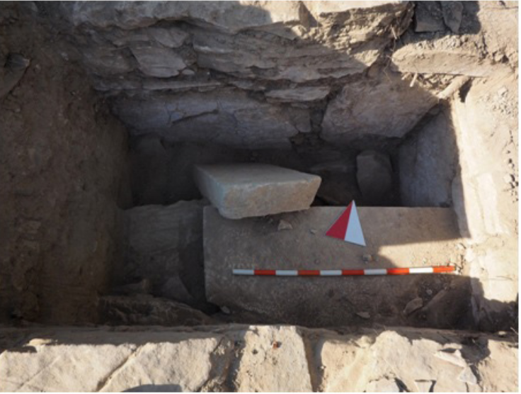 The Hellenistic tomb discovered at Çayağzı in İzmir’s Kiraz district. Credit: Ali Özkan / Arkeoloji Dergisi, 2026