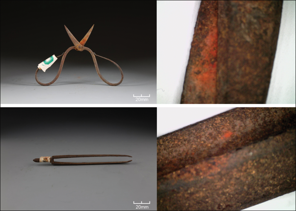 The sampled instruments and the residues analysed on each one. See Table 1 for details (photographs by authors). Credit: Congzang Zhao et al., Antiquity 2026