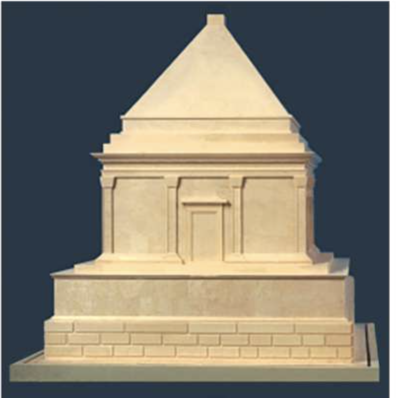 Reconstruction model of the Cenotaph of Gaius Caesar at Limyra, one of the most striking examples of Roman commemorative architecture in Anatolia. After Prochaska et al., 2014, p. 224. Credit: Çoksolmaz, E. (2026)