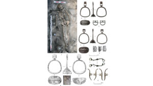 1,000-Year-Old Elite Woman’s Burial with a Horse and Gold-Plated Earrings Found in the Sayan Mountains