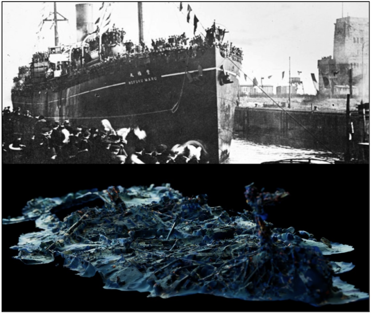 WWII Hellship Hōfuku Maru, War Grave of More Than 1,000 POWs, Found off the Philippines