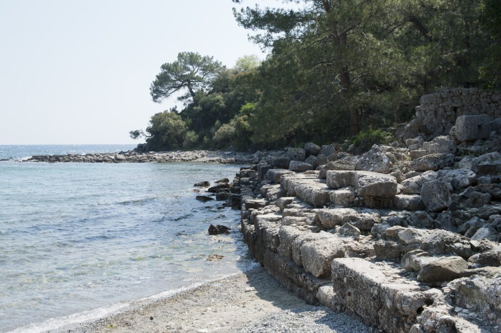 A view of the North Harbor of Phaselis, one of the ancient city’s three historic bays. Credit: Dosseman - Public Domain