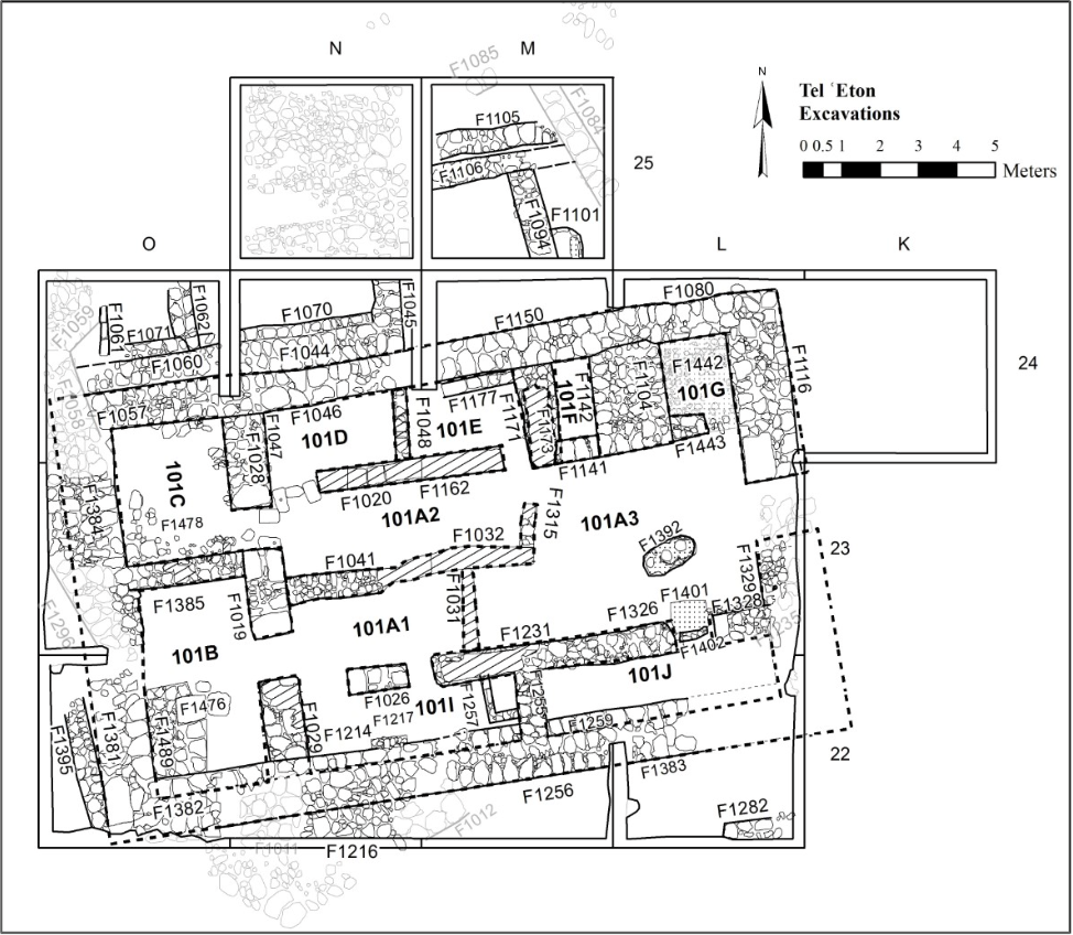 Plan of Building 101. Credit: Faust, A. (2026)