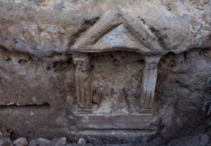Rare Roman Shrine to Minerva Found Carved into a Quarry in Spain