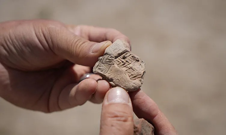 The site is also known for Hittite cuneiform tablets found farther west than such tablets are usually expected in Anatolia. Credit: IHA