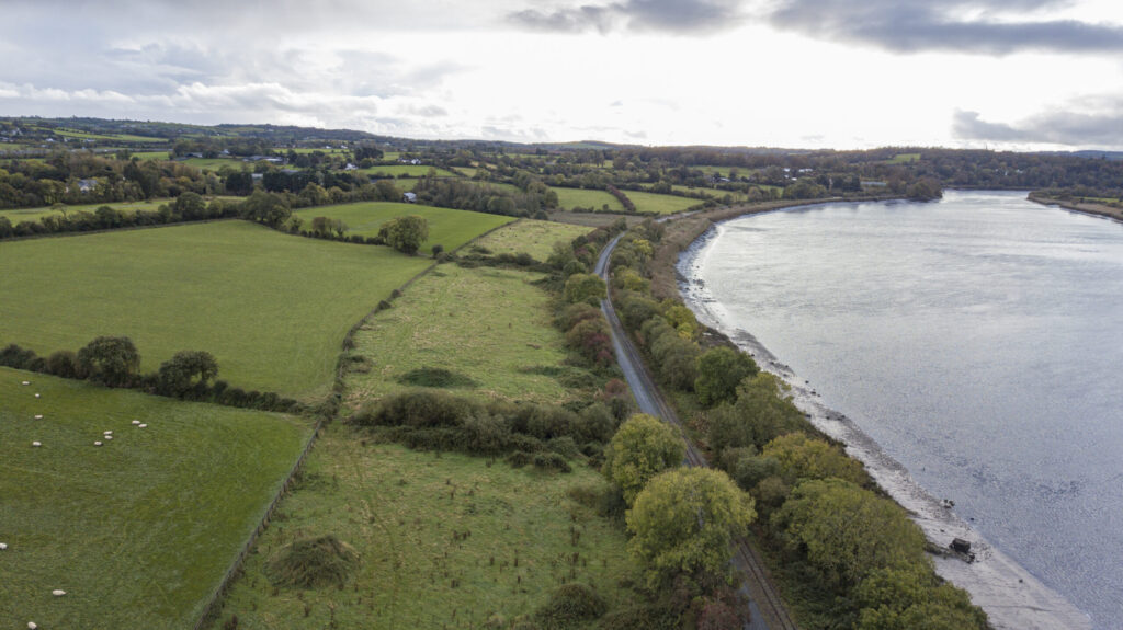 The site of what was likely the largest Viking Age trading settlement in Ireland, where archaeologists have found evidence linking it to Norse Vikings. Credit: Abarta Heritage
